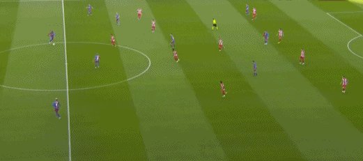 欧冠-【西甲】阿尔维斯传射+红牌 10人巴萨4比2胜马竞